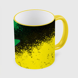 Кружка 3D JDM LOGO, цвет: 3D-желтый кант