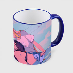 Кружка 3D SAILOR MOON, цвет: 3D-синий кант