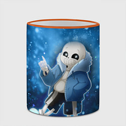 Кружка 3D UNDERTALE, цвет: 3D-оранжевый кант — фото 2