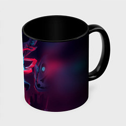 Кружка 3D UNDERTALE, цвет: 3D-белый + черный
