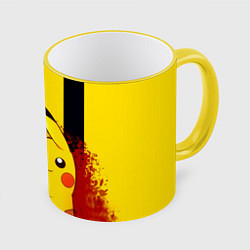 Кружка 3D PIKACHU, цвет: 3D-желтый кант
