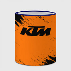 Кружка 3D KTM, цвет: 3D-синий кант — фото 2