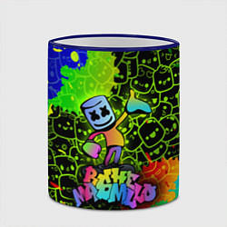 Кружка 3D Marshmello Oko, цвет: 3D-синий кант — фото 2