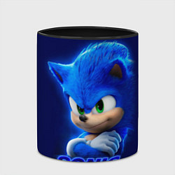 Кружка 3D SONIC, цвет: 3D-белый + черный — фото 2