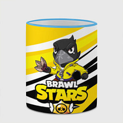 Кружка 3D BRAWL STARS CROW, цвет: 3D-небесно-голубой кант — фото 2