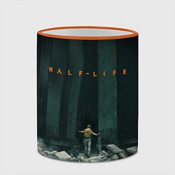 Кружка 3D HALF-LIFE, цвет: 3D-оранжевый кант — фото 2