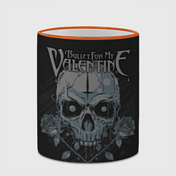 Кружка 3D Bullet For My Valentine, цвет: 3D-оранжевый кант — фото 2