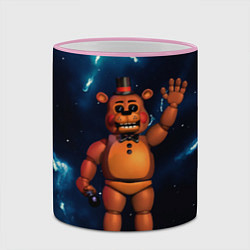Кружка 3D Five Nights At Freddys, цвет: 3D-розовый кант — фото 2