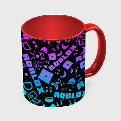 Кружка 3D Roblox, цвет: 3D-белый + красный
