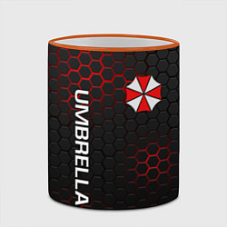 Кружка 3D UMBRELLA CORP, цвет: 3D-оранжевый кант — фото 2