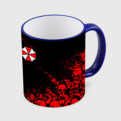 Кружка 3D UMBRELLA CORP, цвет: 3D-синий кант