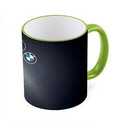 Кружка 3D BMW, цвет: 3D-светло-зеленый кант