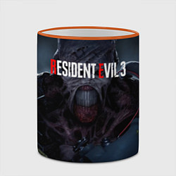 Кружка 3D Resident evil 3 remake, цвет: 3D-оранжевый кант — фото 2