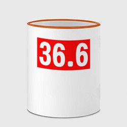 Кружка 3D 36 6, цвет: 3D-оранжевый кант — фото 2