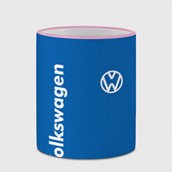 Кружка 3D Volkswagen, цвет: 3D-розовый кант — фото 2