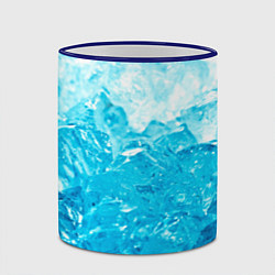 Кружка 3D Лёд, цвет: 3D-синий кант — фото 2