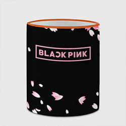 Кружка 3D BLACKPINK, цвет: 3D-оранжевый кант — фото 2