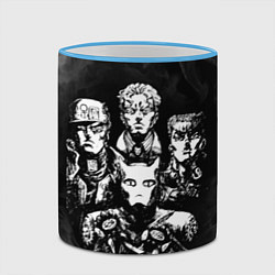 Кружка 3D JOJOS BIZARRE ADVENTURE, цвет: 3D-небесно-голубой кант — фото 2