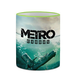 Кружка 3D METRO EXODUS, цвет: 3D-светло-зеленый кант — фото 2