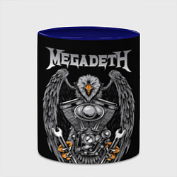 Кружка 3D Megadeth, цвет: 3D-белый + синий — фото 2