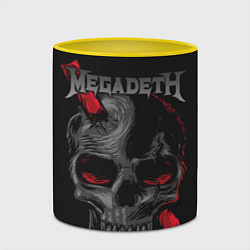 Кружка 3D Megadeth, цвет: 3D-белый + желтый — фото 2