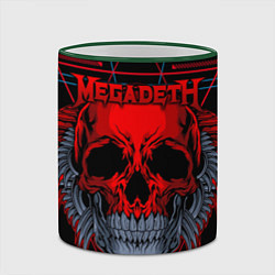 Кружка 3D Megadeth, цвет: 3D-зеленый кант — фото 2