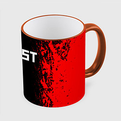 Кружка 3D RUST, цвет: 3D-оранжевый кант