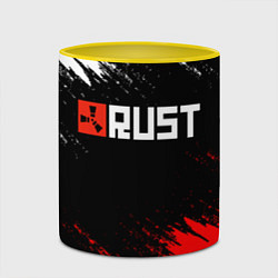 Кружка 3D RUST, цвет: 3D-белый + желтый — фото 2