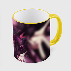 Кружка 3D NEZUKO, цвет: 3D-желтый кант