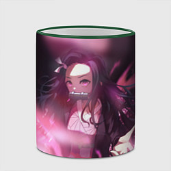 Кружка 3D NEZUKO, цвет: 3D-зеленый кант — фото 2