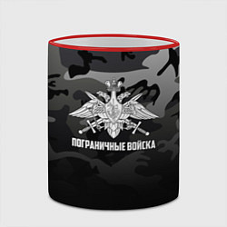 Кружка 3D Пограничные Войска, цвет: 3D-красный кант — фото 2
