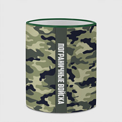 Кружка 3D Пограничные Войска камуфляж, цвет: 3D-зеленый кант — фото 2