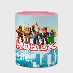 Кружка 3D ROBLOX 5, цвет: 3D-белый + розовый — фото 2