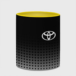 Кружка 3D Toyota, цвет: 3D-белый + желтый — фото 2