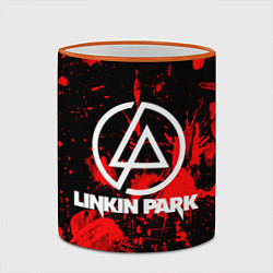 Кружка 3D Linkin Park, цвет: 3D-оранжевый кант — фото 2