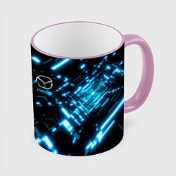 Кружка 3D MAZDA, цвет: 3D-розовый кант