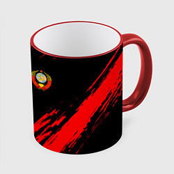 Кружка 3D СССР, цвет: 3D-красный кант