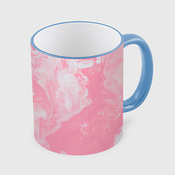 Кружка цветная Розовая Богемия