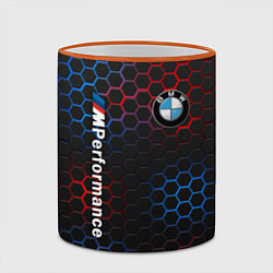 Кружка 3D BMW M PERFORMANCE, цвет: 3D-оранжевый кант — фото 2