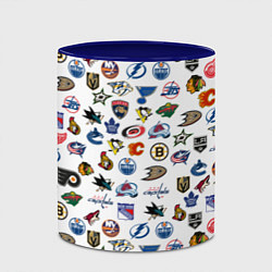 Кружка 3D NHL PATTERN Z, цвет: 3D-белый + синий — фото 2