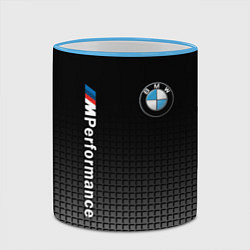 Кружка 3D BMW M PERFORMANCE, цвет: 3D-небесно-голубой кант — фото 2