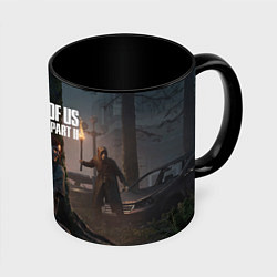 Кружка 3D The Last of Us part 2, цвет: 3D-белый + черный