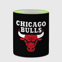 Кружка 3D CHICAGO BULLS, цвет: 3D-светло-зеленый кант — фото 2