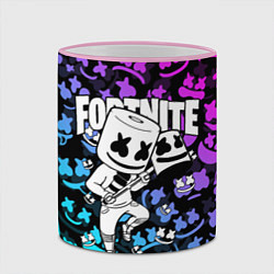 Кружка 3D FORTNITE x MARSHMELLO, цвет: 3D-розовый кант — фото 2