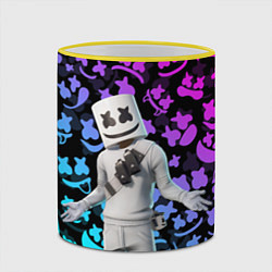 Кружка 3D FORTNITE x MARSHMELLO, цвет: 3D-желтый кант — фото 2