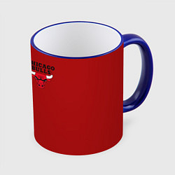 Кружка 3D CHICAGO BULLS, цвет: 3D-синий кант