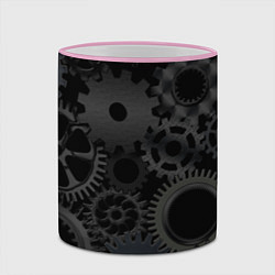 Кружка 3D Механизмы, цвет: 3D-розовый кант — фото 2