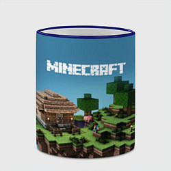 Кружка 3D Minecraft, цвет: 3D-синий кант — фото 2