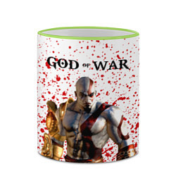 Кружка 3D GOD OF WAR, цвет: 3D-светло-зеленый кант — фото 2