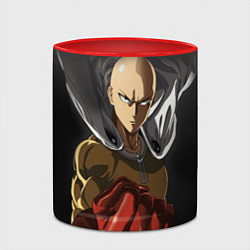 Кружка 3D One Punch Man, цвет: 3D-белый + красный — фото 2